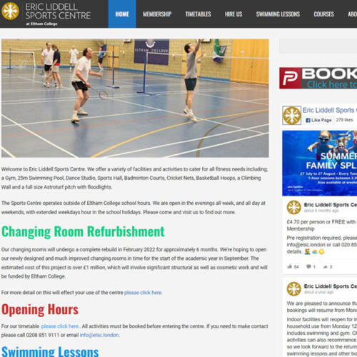 Eric Liddell Sports Centre